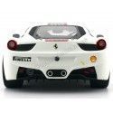 2010 Ferrari 458 Italia Challenge Blanco 1:18 Hot Wheels Elite X5487 Cochesdemetal 4 - Coches de Metal 