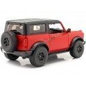 Cochesdemetal.es 2021 Ford Bronco Wildtrack Roj / Negro 1:18 Food 31456