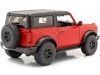 Cochesdemetal.es 2021 Ford Bronco Wildtrack Roj / Negro 1:18 Food 31456