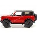 Cochesdemetal.es 2021 Ford Bronco Wildtrack Roj / Negro 1:18 Food 31456