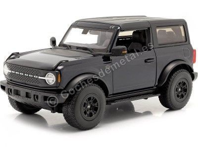 Cochesdemetal.es 2021 Ford Bronco Wildtrack Azul/Negro 1:18 Maisto 31456