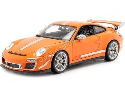 Cochesdemetal.es 2012 Porsche 911 GT3 RS 4.0 Naranja 1:18 Bburago 11036