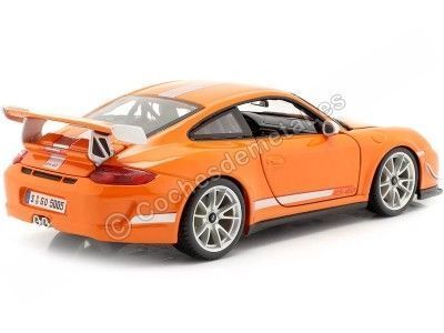 Cochesdemetal.es 2012 Porsche 911 GT3 RS 4.0 Naranja 1:18 Bburago 11036 2