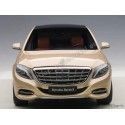 Cochesdemetal.es 2015 Mercedes-Benz Maybach Clase S (S600) SWB V12 Biturbo Gold Metalzado 1:18 Autoart 76294