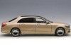 Cochesdemetal.es 2015 Mercedes-Benz Maybach Clase S (S600) SWB V12 Biturbo Gold Metalzado 1:18 Autoart 76294