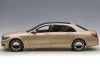 Cochesdemetal.es 2015 Mercedes-Benz Maybach Clase S (S600) SWB V12 Biturbo Gold Metalzado 1:18 Autoart 76294