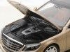 Cochesdemetal.es 2015 Mercedes-Benz Maybach Clase S (S600) SWB V12 Biturbo Gold Metalzado 1:18 Autoart 76294