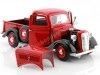 Cochesdemetal.es 1937 Ford Pickup Rojo/Negro 1:24 Motor Max 73233
