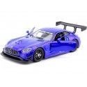 Cochesdemetal.es 2016 Mercedes-AMG GT3 Metallic Blue 1:24 Motor Max 73386