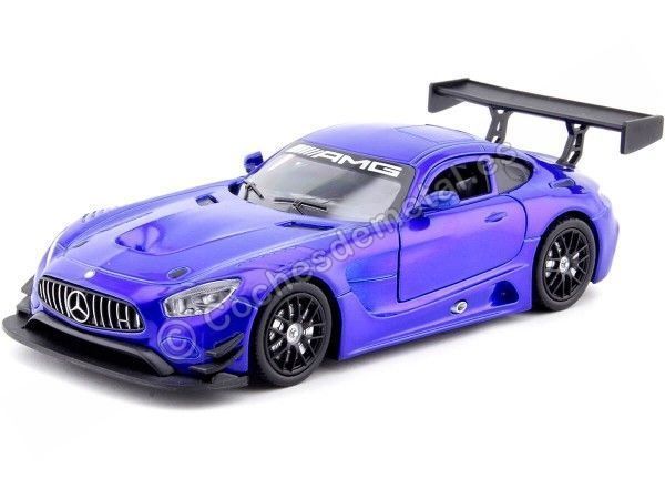 Cochesdemetal.es 2016 Mercedes-AMG GT3 Metallic Blue 1:24 Motor Max 73386