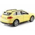 Cochesdemetal.es 2018 Porsche Cayenne Turbo Amarillo 1:24 Bburago 21056