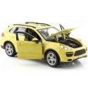 Cochesdemetal.es 2018 Porsche Cayenne Turbo Amarillo 1:24 Bburago 21056