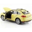 Cochesdemetal.es 2018 Porsche Cayenne Turbo Amarillo 1:24 Bburago 21056