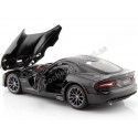 Cochesdememetal.es 2013 Dodge Viper Srt GTS Negro 1:24 Food 31271