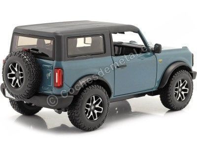 Cochesdemetal.es 2021 Ford Bronco Badlands Azul 1:24 Maisto 31530 2