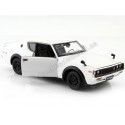 Cochesdemetal.es 1973 Nissan Skyline 2000 GT-R (KPGC110) Coupe Blanco 1:24 Maisto 31528