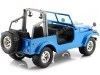 CARSDEMETAL.ES 2000 Jeep Wrangler Sahara Metalized Blue 1:24 Bburago 22033