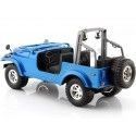 CARSDEMETAL.ES 2000 Jeep Wrangler Sahara Metalized Blue 1:24 Bburago 22033