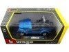 Cochesdemetal.es 2000 Jeep Wrangler Sahara Azul Metalizado 1:24 Bburago 22033