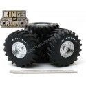 Cochesdemetal.es Set 4 Ruedas 48 "Para Monster Truck" Firestone Kings of Crunch "1:18 Greenlight 13546