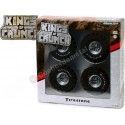 Cochesdemetal.es Set 4 Ruedas 48 "Para Monster Truck" Firestone Kings of Crunch "1:18 Greenlight 13546