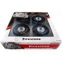 Cochesdemetal.es Set 4 Ruedas 48 "Para Monster Truck" Firestone Kings of Crunch "1:18 Greenlight 13546