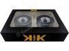 CARSDEMETAL.ES SET 2 Double Roues avec axe pour camion gris 1:18 Road Kings RK18A006