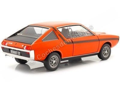 Cochesdemetal.es 1973 Renault 17 R17 Gordini Naranja/Negro 1:18 Solido S1803705 2