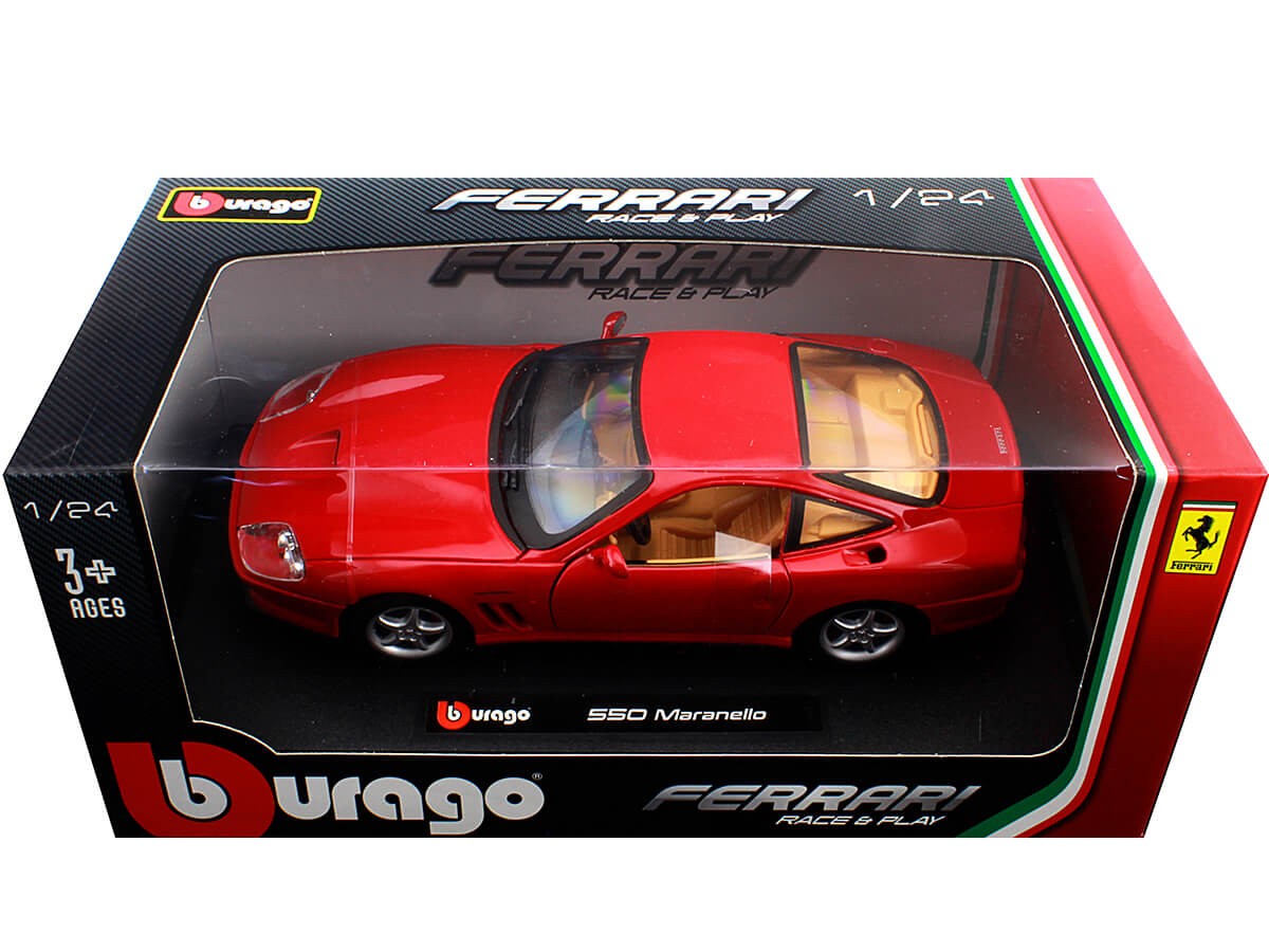 Bburago 1:24 Scale Ferrari Race And Play 550 Maranello Diecast