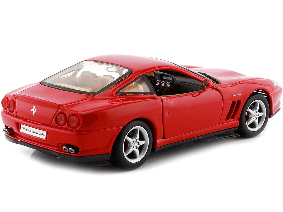 1998 Ferrari 550 Maranello Rojo 1:24 Bburago 18-26004