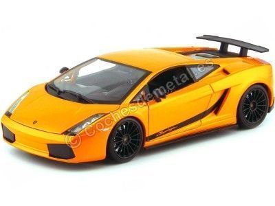 Cochesdemetal.es 2007 Lamborghini Gallardo Superleggera Naranja 1:18 Maisto 31149