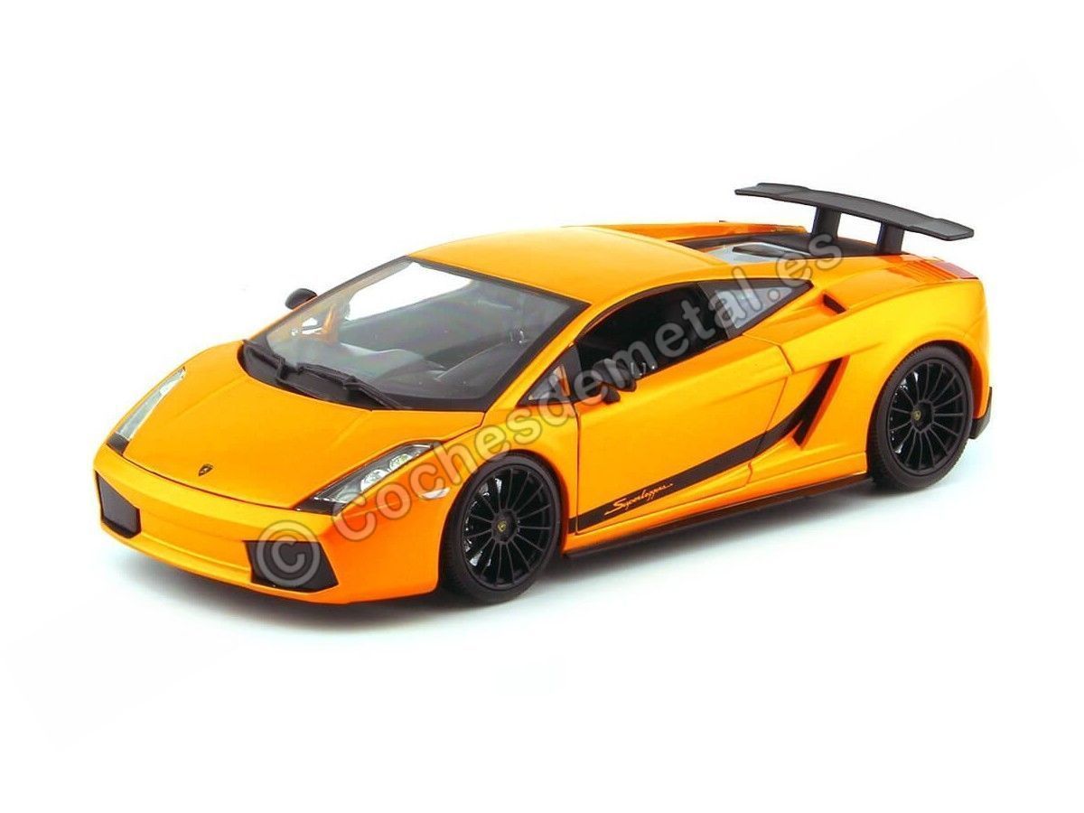 2007 Lamborghini Gallardo Superleggera Naranja 1:18 Maisto 31149