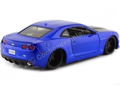 Cochesdemetal.es 2010 Chevrolet Camaro SS RS Azul / Negro 1:24 Design alimentaire 31359 2