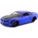 Cochesdemetal.es 2010 Chevrolet Camaro SS RS Azul / Negro 1:24 Design alimentaire 31359