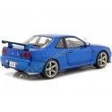 Cochesdememetal.es 1999 Nissan Skyline GT-R (R34) Azul Bayside 1:18 Solino S1804306