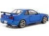 Cochesdememetal.es 1999 Nissan Skyline GT-R (R34) Azul Bayside 1:18 Solino S1804306