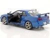 Cochesdememetal.es 1999 Nissan Skyline GT-R (R34) Azul Bayside 1:18 Solino S1804306