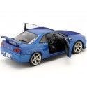 Cochesdememetal.es 1999 Nissan Skyline GT-R (R34) Azul Bayside 1:18 Solino S1804306