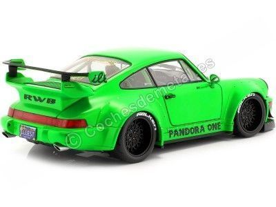 2016 Porsche 911 (964) RWB Rauh-Welt Pandora One Verde 1:18 Solido S1807502 Cochesdemetal.es 2