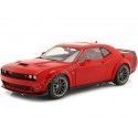Cochesdemetal.es 2020 Dodge Challenger R/T Scat Pack Widebody Rojo 1:18 Solido S1805702