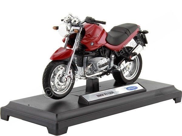 Cochesdemetal.es 2002 BMW R1150R Roja 1:18 Welly 12158