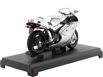 Cochesdemetal.es 2002 MV Agusta F4S 1 + 1 Gris 1:18 Welly 12153 2