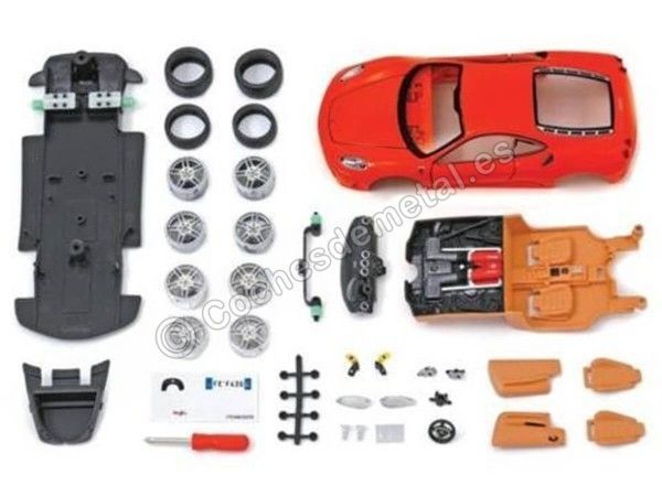 Cochesdemetal.es 2004 Ferrari F430 Race rouge rouge "Kit métal" 1:24 MAISTO 39259