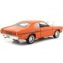 Cochesdemetal.es 1970 Plymouth Duster 340 Naranja 1:18 Auto World AMM1239