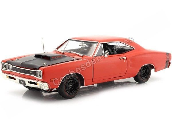 Cochesdemetal.es 1969 Dodge Coronet Super Bee Rojo 1:18 Auto World AMM1231