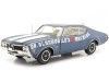 Cochesdemetal.es 1969 Oldsmobile Cutlass 442 W-30 Azul Trofeo 1:18 Auto World AMM1235