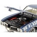 Cochesdemetal.es 1969 Oldsmobile Cutlass 442 W-30 Azul Trofeo 1:18 Auto World AMM1235