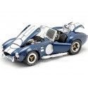 CARSDEMETAL.ES 1966 SHELBY COBRA 427 S-C SIGNÉ BLUE / WHITE Edition 1:18 Shelby Collectibles 121-1
