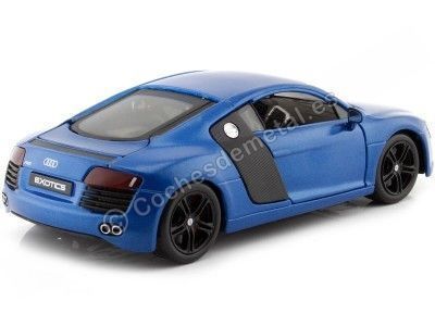 2008 Audi R8 Azul Metalizado 1:24 Maisto Design 32504 Cochesdemetal.es 2