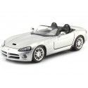 Cochesdemetal.es 2003 Dodge Viper SRT-10 Cabrio Gris Metalizado 1:24 Maisto 31232